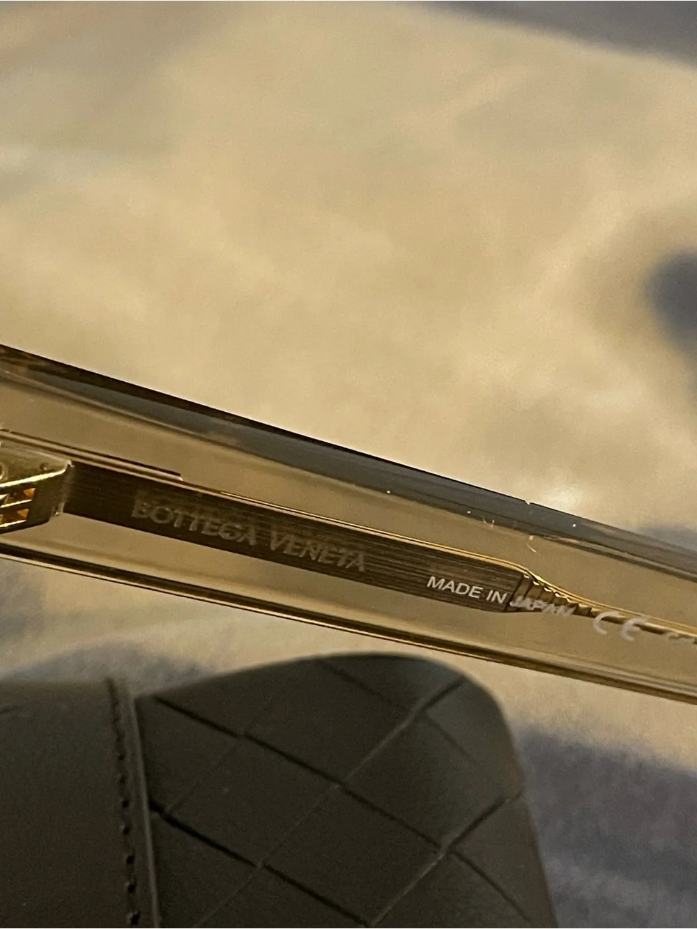 Bottega Veneta Transparent Sunglasses